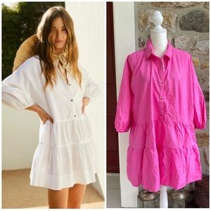 Free People Misha Mini Dress Jellybean Pink M
